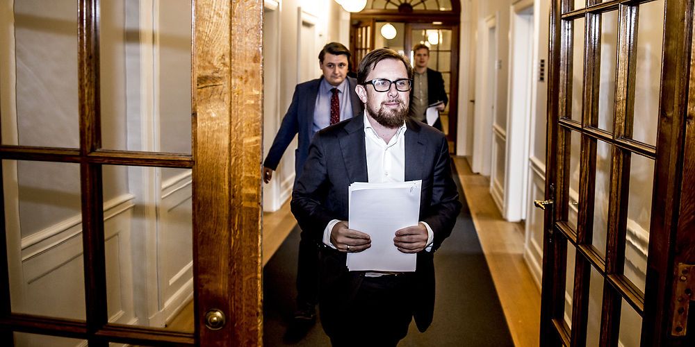 Økonomi- og indenrigsminister Simon Emil Ammitzbøll-Bille i Økonomi- og Indenrigsministeriet, hvor embedsmændene ændrede på data og formler bag den kommunale udligning. (