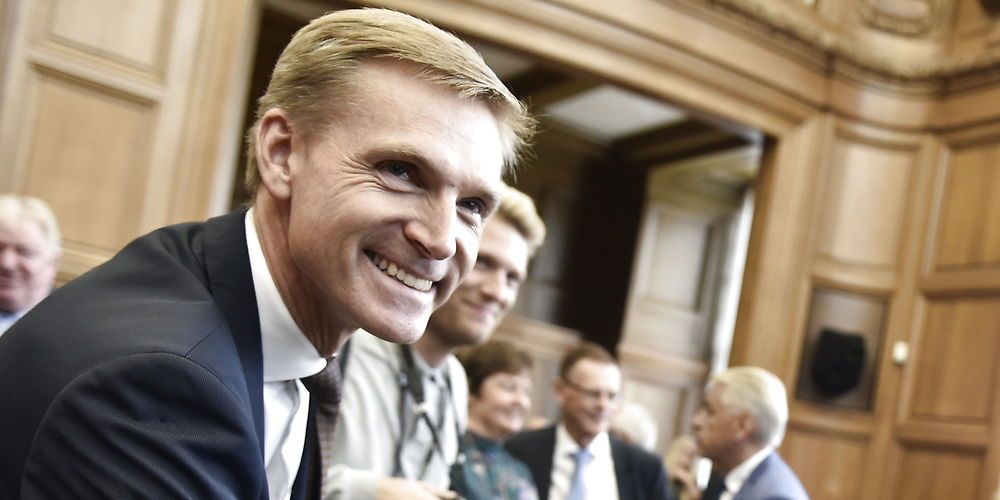Kristian Thulesen Dahl (DF) forventer et snarligt valg. (
