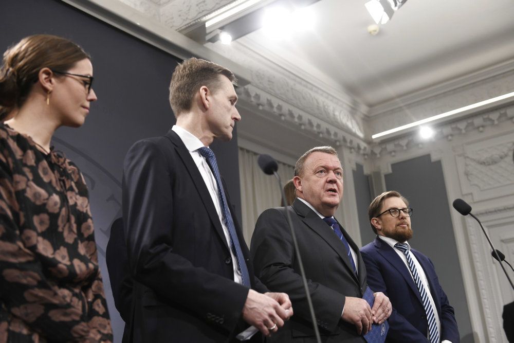 Regeringen og Dansk Folkeparti præsenterer aftale om en sundhedsreform i Spejlsalen i Statsministeriet tirsdag.