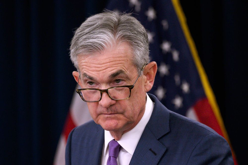 Jerome Powell er formand for bestyrelsen i den amerikanske central bank, Federal Reserve også kaldet FED, har tirsdag annonceret årets anden rentesænkning. (Arkivfoto)