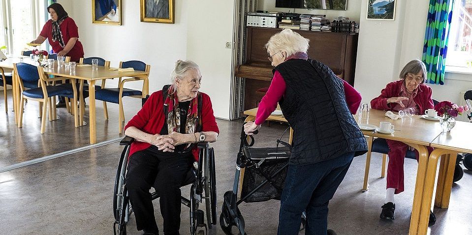 Ældretilsynet har på et år udstedt otte påbud på landets plejecentre og -hjem. Tilsynet besøger 200 adresser om året. (Arkivfoto - Plejecentret på billedet har ingen forbindelse til denne artikel)