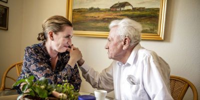 FV19: Formand for Socialdemokratiet Mette Frederiksen besøger de ældre plejecenter Beringshaven i Holstebro, onsdag den 15. maj 2019.. (