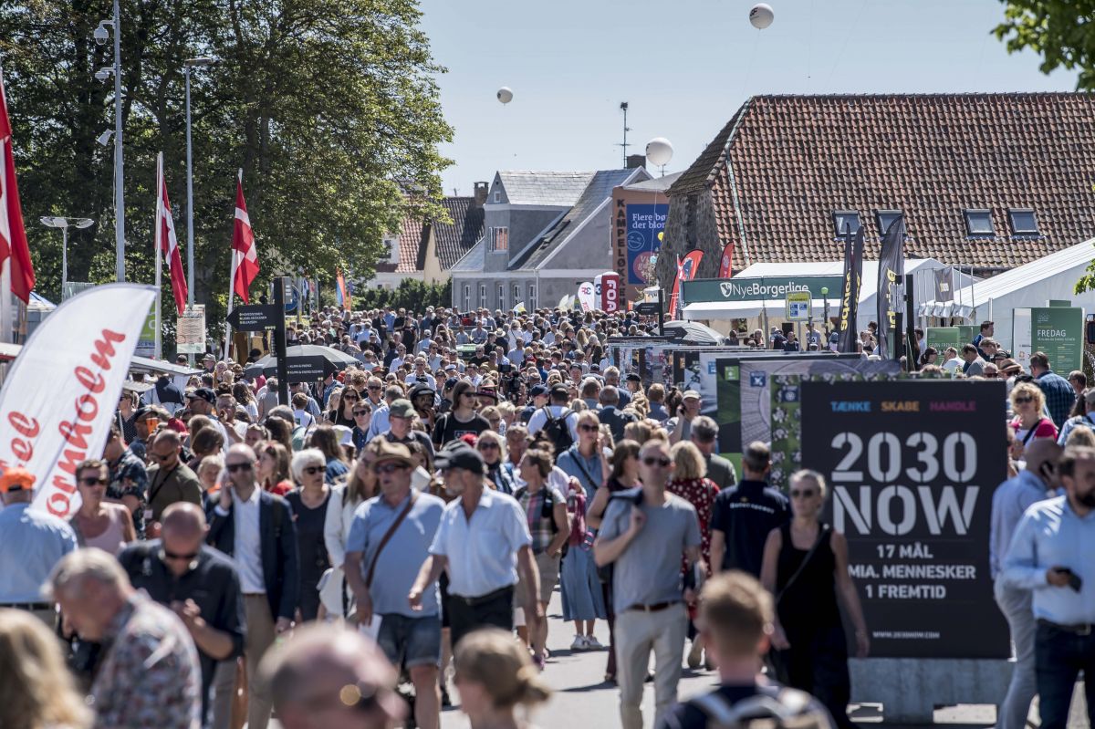 I Løbet af Folkemødets fire dag besøgte 114.000 mennesker Allinge.