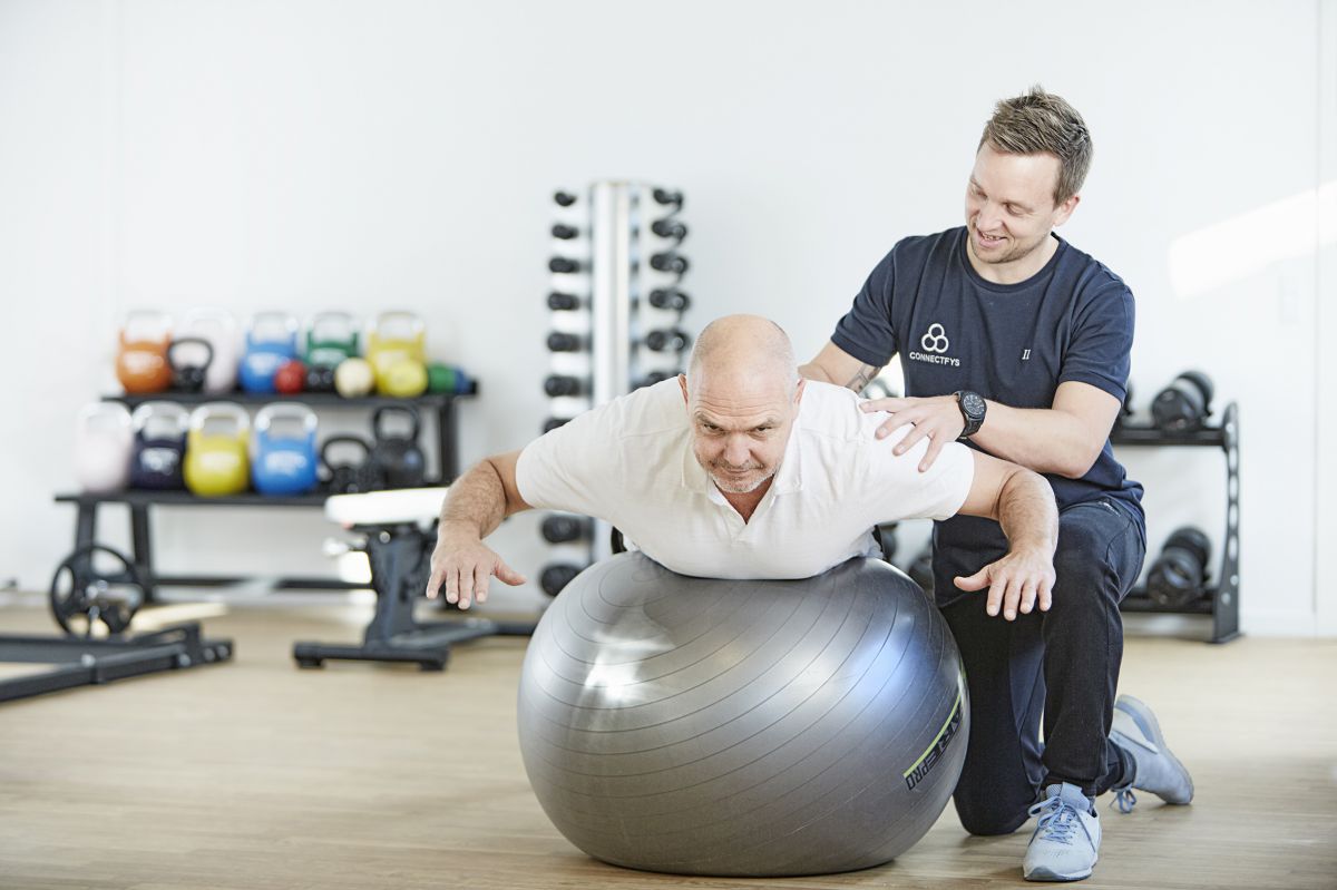 Det er muligt at få genoptræning hos fysioterapeuter med i sit ophold på Søster Sophies minde.