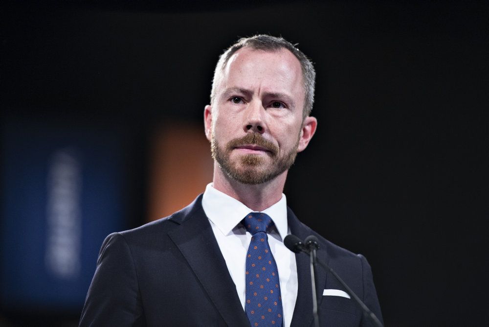 Jakob Ellemann-Jensen, formand for Venstre, vil forhøje regeringens indsats i klimakampen med en halv milliard kroner, skriver Berlingske. (Arkivfoto)