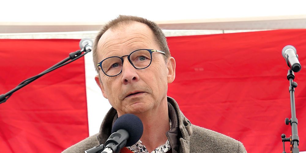 Haderslevs borgmester, Hans Peter Geil (V). Foto: Sportxpress/Ritzau Scanpix