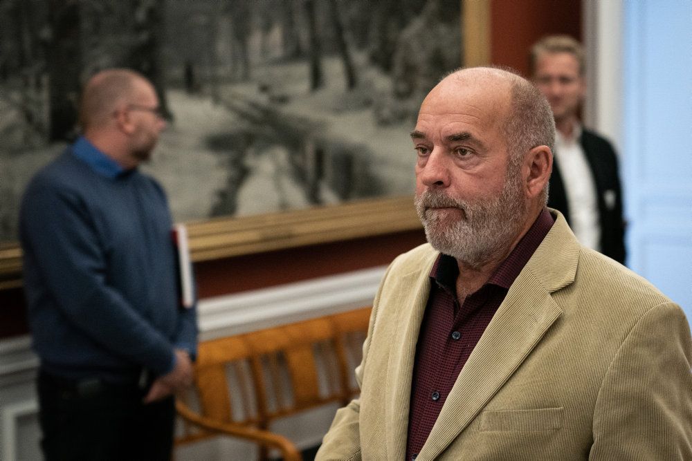 En stribe danske politikere, her iblandt Søren Espersen, støtter Jyllands-Posten. (Arkivfoto)