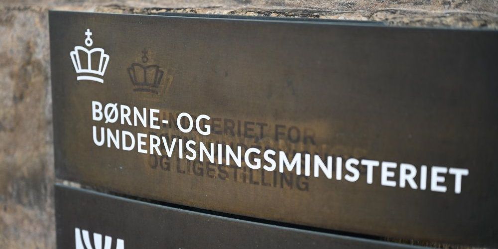 Der har været travlhed i Børne- og Undervisningsministeriet de seneste dage. (Arkivfoto)