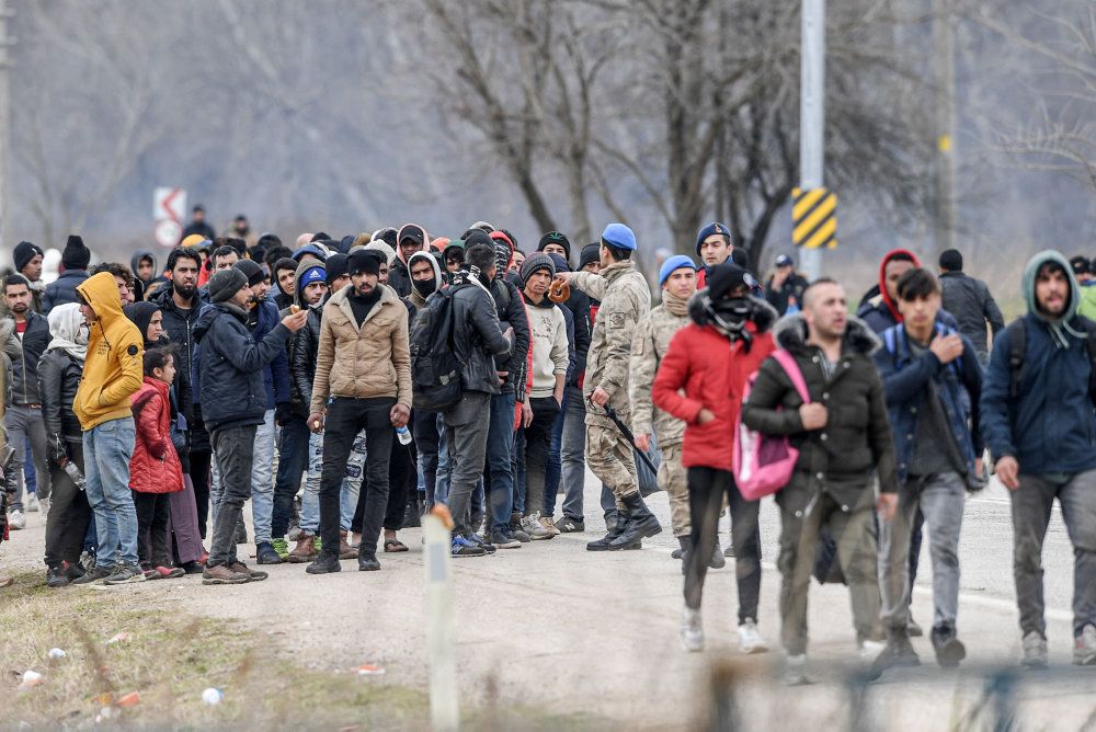 Frygt for en massiv migrationsstrøm op gennem Europa er en del af baggrunden for, at Danmark tilbyder at sende et Challenger-overvågningsfly samt at yde hjælp til Grækenland og Bulgarien. (Arkivfoto)