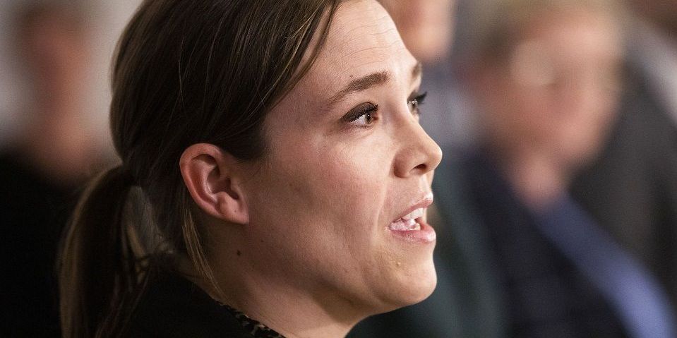 Social- og indenrigsminister Astrid Krag. (Arkiv)