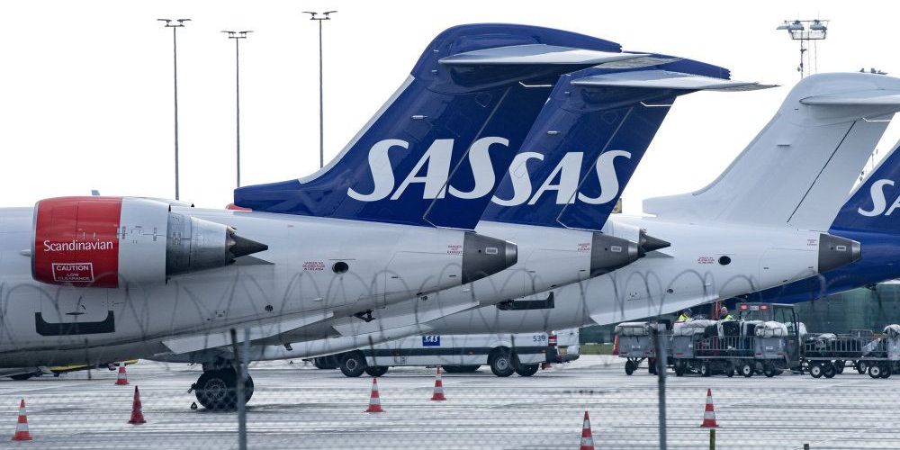 Flyselskabet SAS føler sig økonomisk udfordret, efter at coronavirusset fortsat spreder sig yderligere i de nordiske lande, skriver Dagens Næringsliv. (Arkivfoto)
