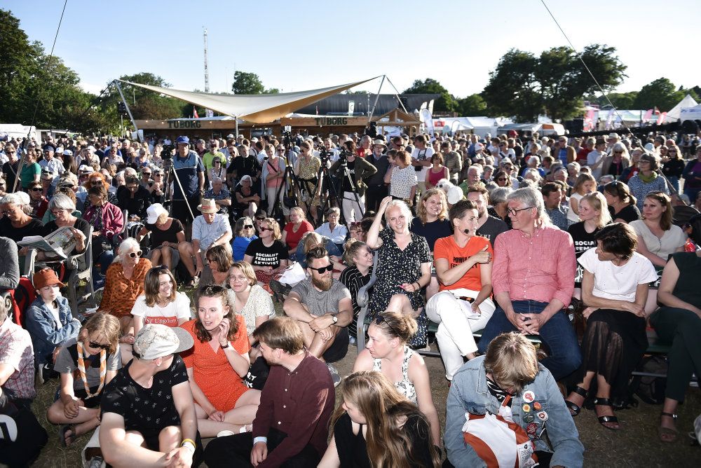 Folkemødet på Bornholm er et kæmpe tilløbsstykke år efter år. Sidste år gæstede over 100.000 mennesker Folkemødet over fire dage. (Arkivfoto)