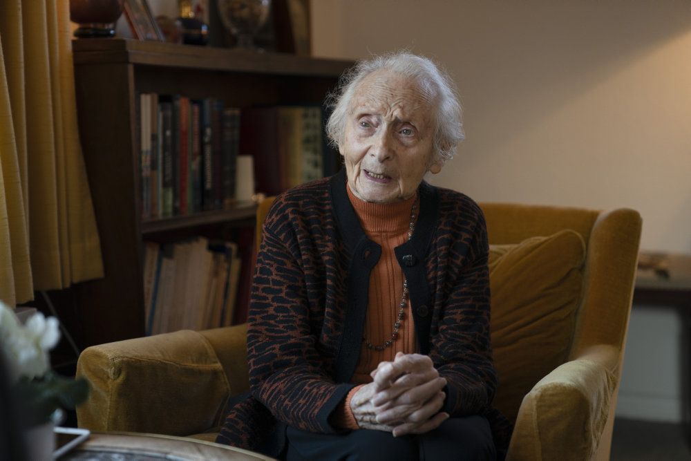 95-årige Arlette Andersen bor i Fredericia. Hun er blandt de sidste, der kan fortælle om de rædsler, der overgik mange jøder under Anden Verdenskrig. (Arkivfoto)