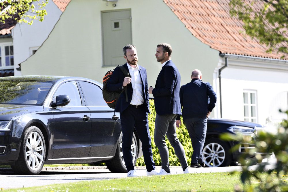 Partilederne forhandlede genåbningen af Danmark på plads på Marienborg i sidste uge. (Arkivfoto)