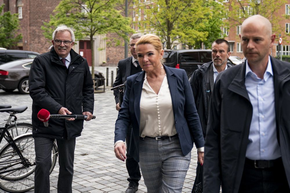 Forhenværende minister Inger Støjberg (V) blev afhørt af Instrukskommissionen søndag og mandag.