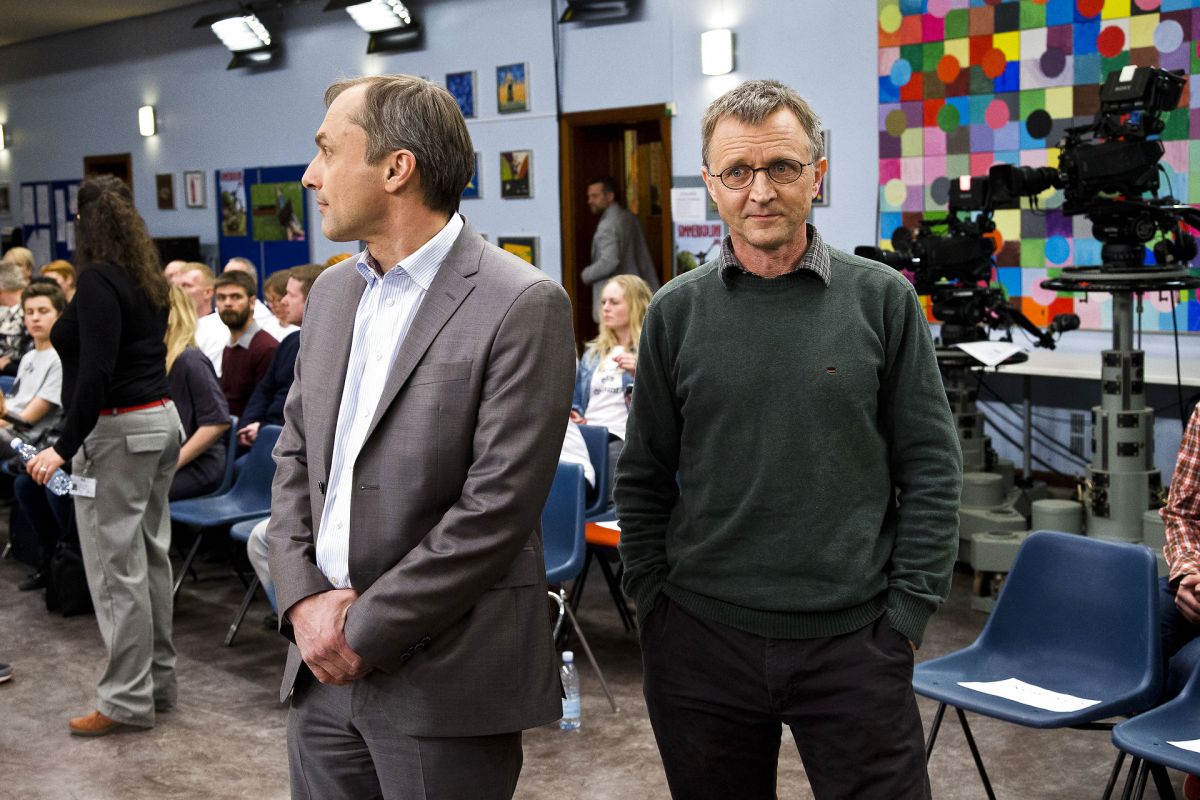 Michael Ziegler fra KL, (tv) og Danmarks Lærerforenings Anders Bondo Christensen skal mødes til forhandlinger, men hvad sker der. vil de gøre som de plejer?
