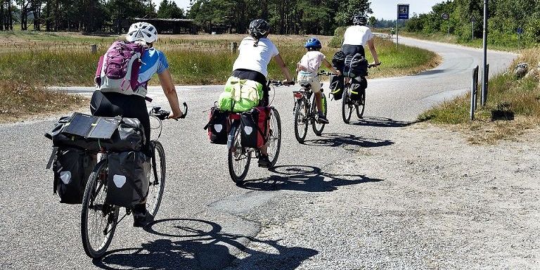Danske cykelturister er meget velkomne på Fyn, Ærø og Langeland i en sommerferie, hvor danskerne ikke rejser ud og udlændingene ikke kommer ind. (Arkiv)