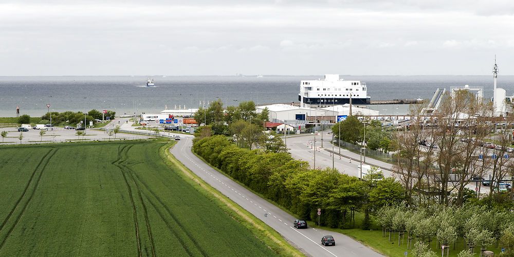 (Arkiv) 3.000 byggearbejdere forventes at skulle udstationeres i Rødbyhavn i Lolland Kommune, når Femern Bælt-byggeriet går i gang.