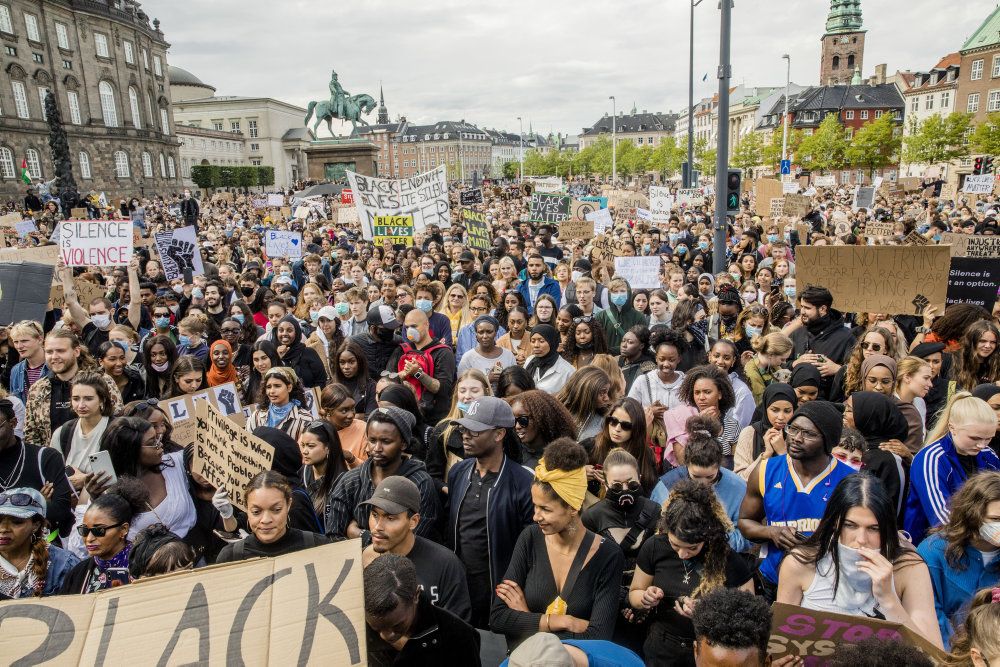 Over 15.000 mennesker var samlet til demonstration i København den 7. juni. (Arkivfoto)