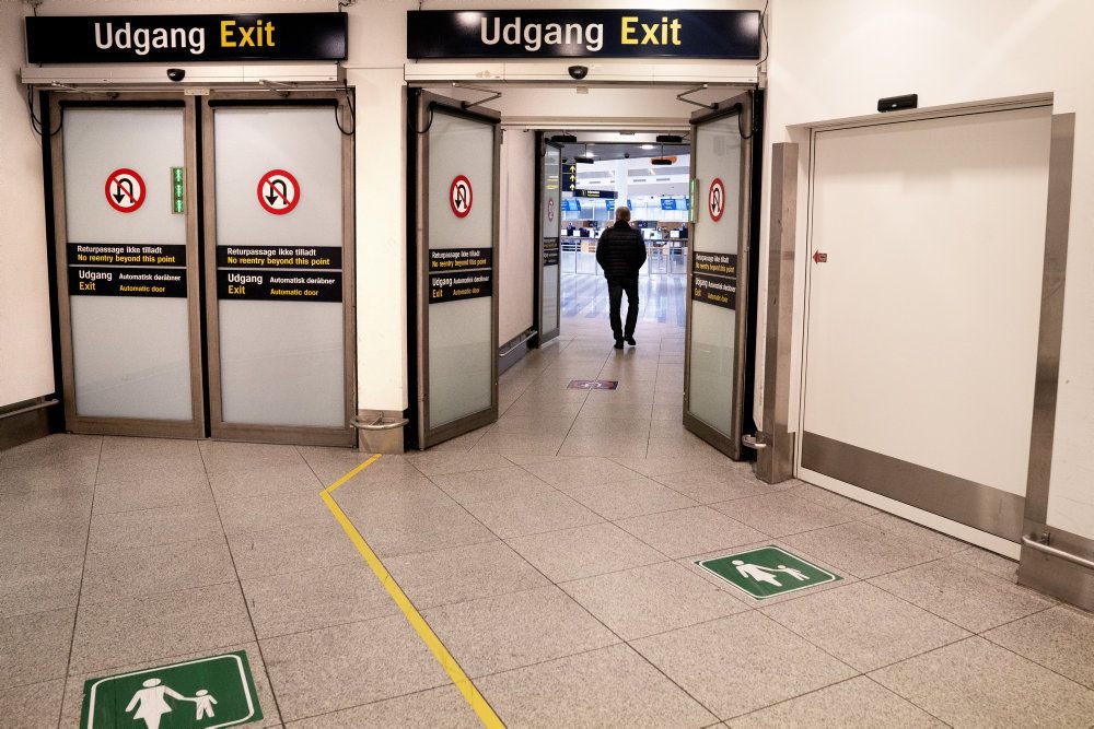 En næsten mennesketom Københavns Lufthavn, fredag den 15 maj 2020.