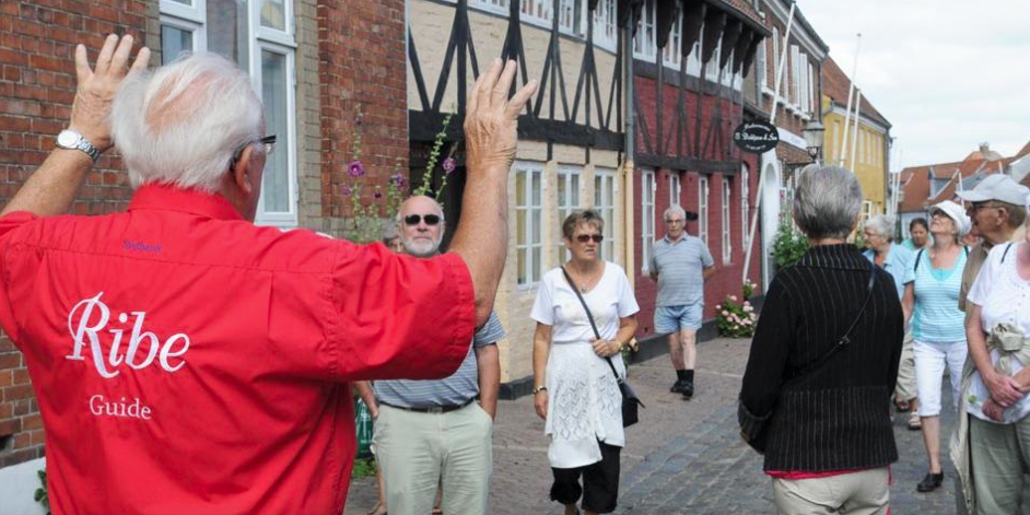 Turisterne får mange gode historier og et indblik i Danmarks ældste by, når de besøger Ribe.