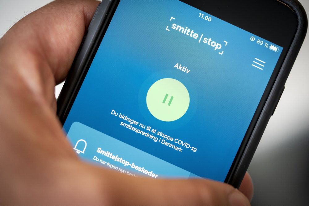 Smittestop-app kan advare, hvis man har været i tæt kontakt med en person, der er blevet testet positiv med coronavirus.
