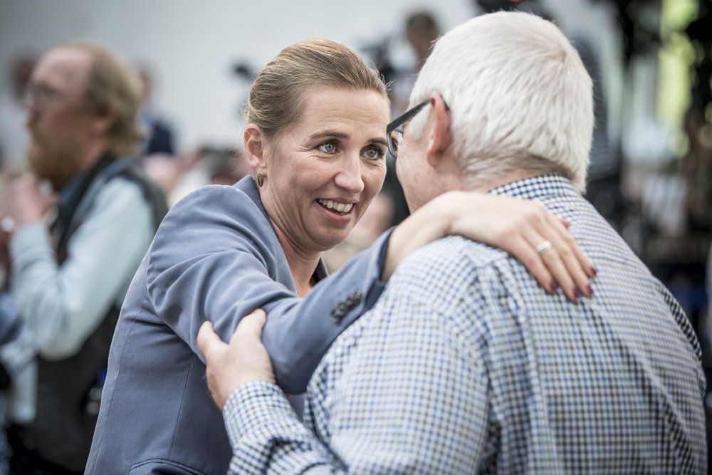 Statsminister Mette Frederiksen (S) gav en officiel undskyldning til Godhavnsdrengene i august 2019. (Arkivfoto)