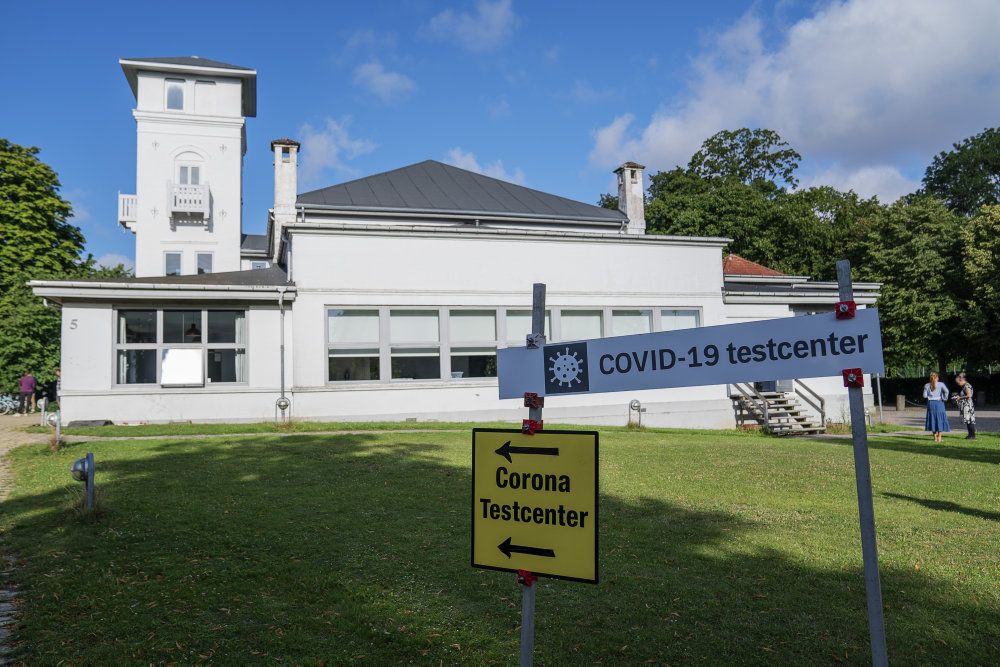 Covid-19 testcenter er sat op i Ringsted tirsdag den 4. august 2020. Antallet af nye smittede med coronavirus tager til igen. Især Ringsted og Aarhus er hårdt ramt. (Arkivfoto)