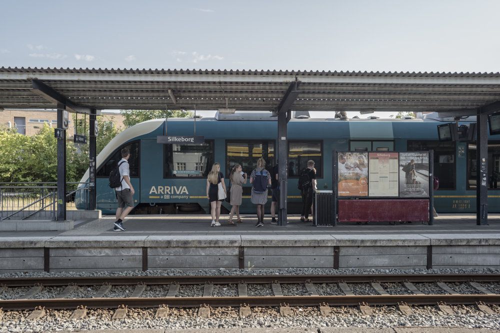 Fremover skal man bære et mundbind, når man skal rejse med offentlig transport i blandt andet Silkeborg Kommune. (Arkivfoto)