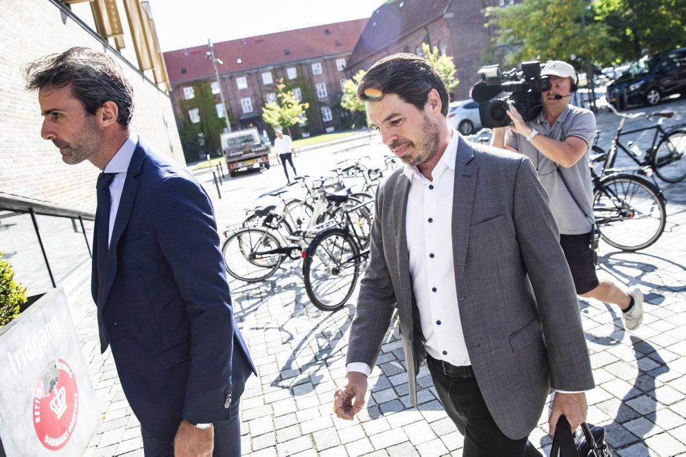 Inger Støjbergs tidligere særlig rådgiver Mark Thorsen ankommer til Retten på Frederiksberg, hvor han skal afhøres i Instrukskommissionen.
