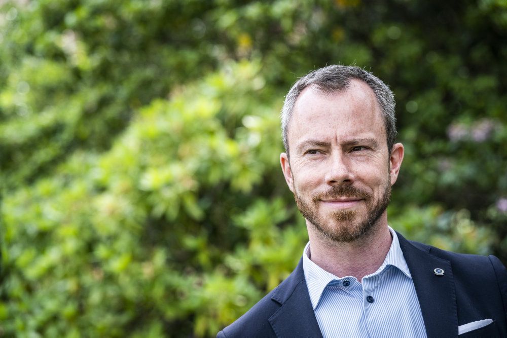 Venstres formand, Jakob Ellemann-Jensen, har brug for at markere sig som fortaler for en stram udlændingepolitik, siger politisk kommentator Thomas Funding fra avisen Danmark. (Arkivfoto)