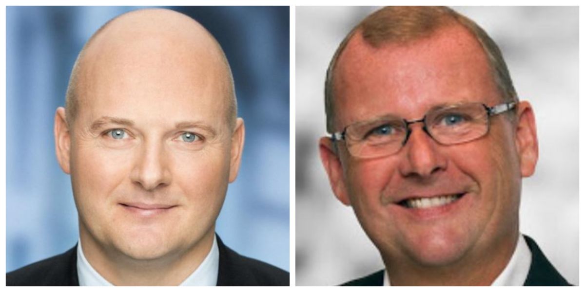 Borgmester i Faxe Kommune Ole Vive (V) (til venstre) og Sorøs borgmester, Gert Jørgensen (K), siger, at de gerne hjælper Ringsted Kommune med at huse corona-ramte.
