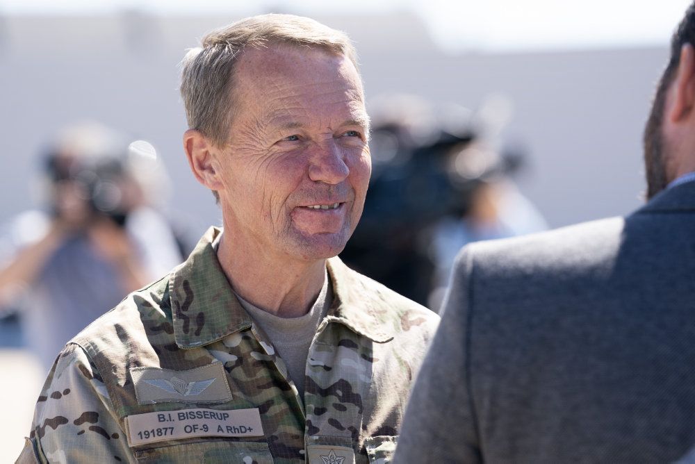 Fra december skal Forsvaret have ny chef, når forsvarschef Bjørn Bisserup går på pension. (Arkivfoto)