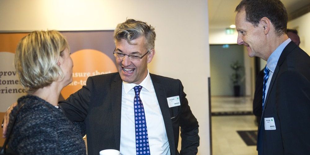 PFA med topchef Allan Polack i spidsen (ses i midten) vil bruge milliarder på at opføre plejehjem og seniorboliger. (Arkiv)