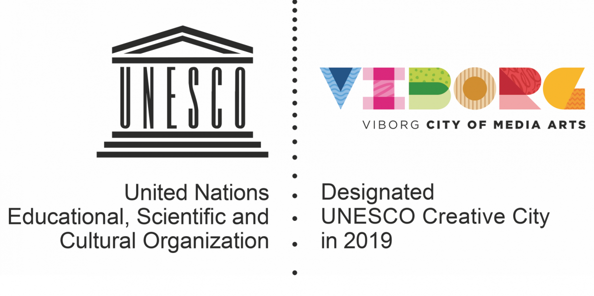 Viborgs nye logo som UNESCO Creative City er tegnet af den lokale designer, Per Freundlich.