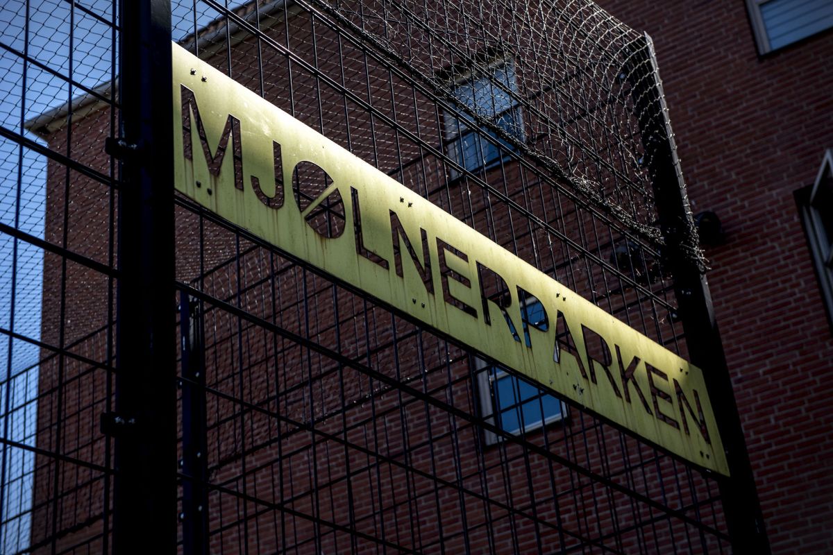 Mjølnerparken i København er kendt for at rumme mange mennesker med anden etnisk baggrund.