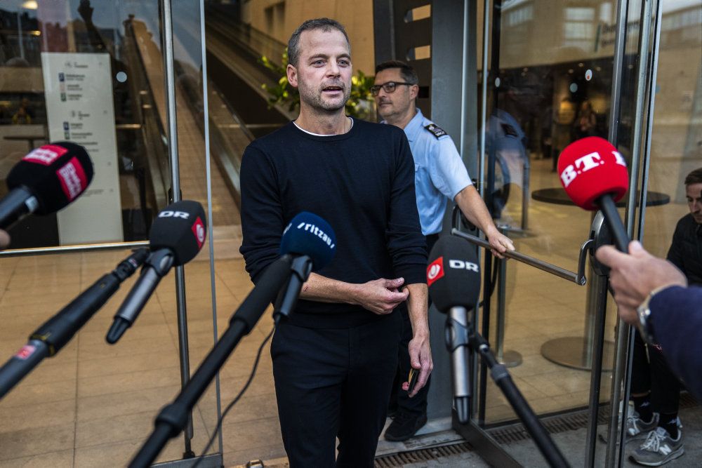 Morten Østergaard efter det dramatiske gruppemøde onsdag i Den Sorte Diamant i København, hvor han meddeler, at han stopper som politisk leder for De Radikales folketingsgruppe. (Arkivfoto)