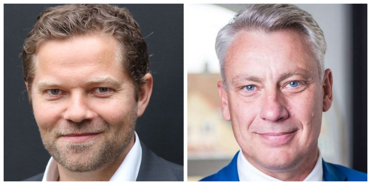 Poul Erik Lauridsen (tv), direktør for partnerskabet Gate 21, og Holger Schou Rasmussen (S), borgmester i Lolland Kommune, vil gerne have mere fut i erhvervsklyngerne i Region Sjælland.