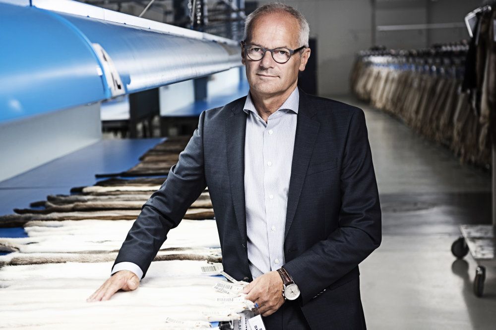 Tage pedersen formand for Dansk Minkavlerforening.