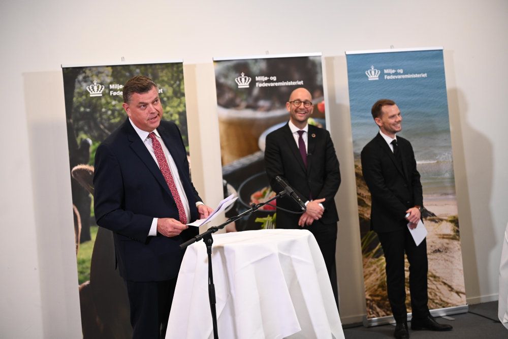 Mogens Jensen, afgående minister for fødevarer, fiskeri og ligestilling og minister for nordisk samarbejde, ved overdragelsesforretningen torsdag 19. november 2020.