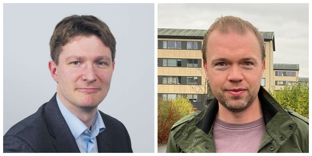 De var med til at få Silkeborg af ghettolisten. Tv. formand for arbejdsmarkedsudvalget, Morten Dalgaard Høgh, th. beskæftigelses- og jobkonsulent Jesper Yde Klesner.
