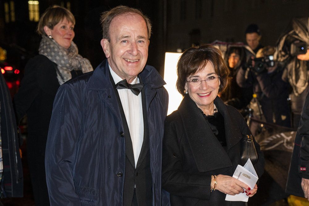 Borgmester i Gentofte Kommune Hans Toft (K) og hustru Lisbeth Damm ses her ved ved regeringens markering af 100-året for Genforeningen sidste år. (Arkivfoto)