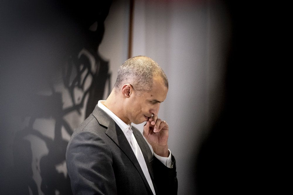 Udlændinge- og integrationsminister Mattias Tesfaye (S) til pressemøde om udspillet "Børnene Først".