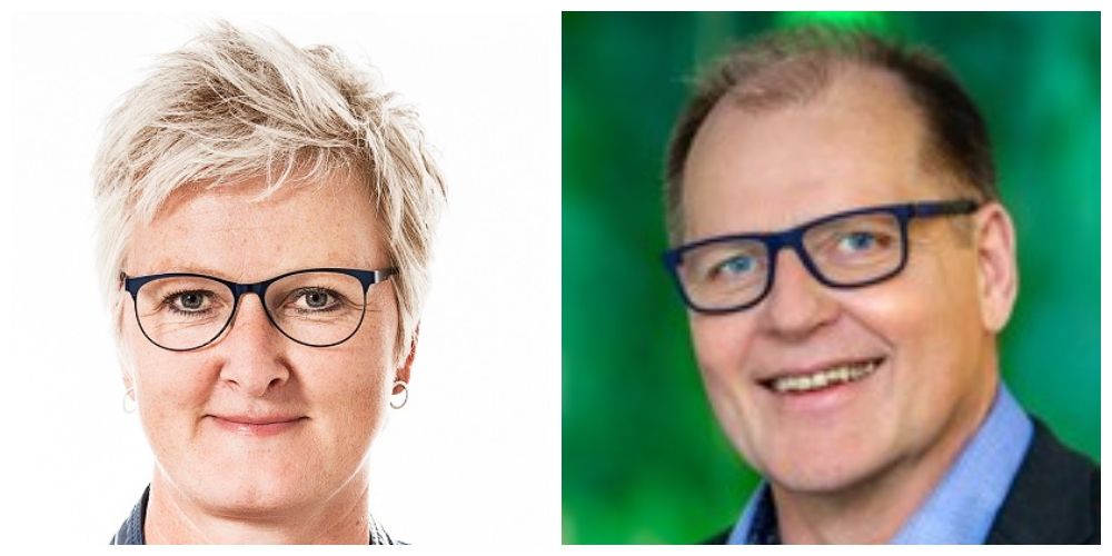Danske A-kassers formandskab foreslår, at ledige, jobcentre, kommuner selv skal bestemme, om langt de fleste samtaler skal være digitale eller ved fysisk fremmøde. Eva Obdrup og Villy Dyhr er henholdsvis formand og næstformand i organisationen.