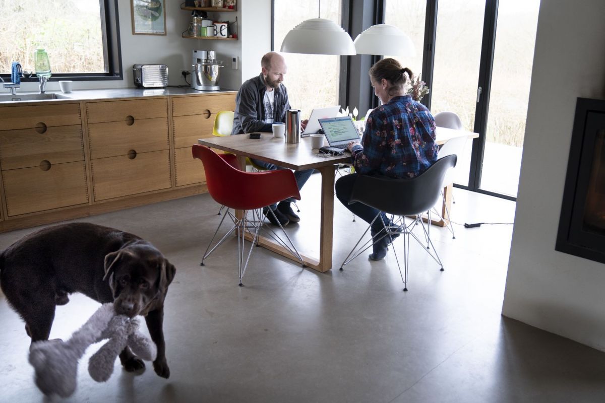 Det vil kunne give milliardstore samfundsøkonomiske gevinster, hvis lønmodtagere, der har mulighed for det, begynder at arbejde mere hjemme end før coronakrisen.