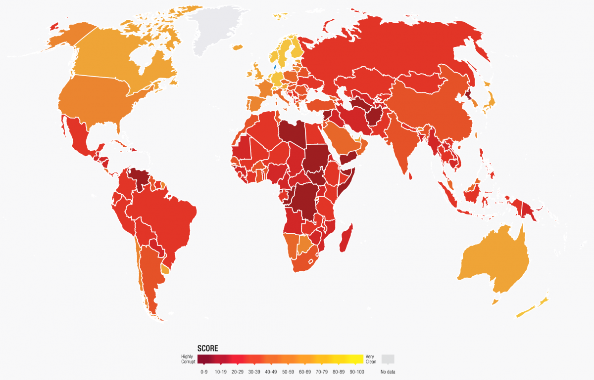 Danmark er sammen med New Zealand kåret til verdens mindst korrupte land i en global opgørelse foretaget af Transparency International.