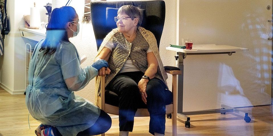 Ikke alle borgere på plejecentre er blevet vaccineret i første omgang. De var enten smittet med covid-19, havde anden sygdom eller blev vurderet for dårlige på dagen af den vaccinerende læge. (Arkiv)