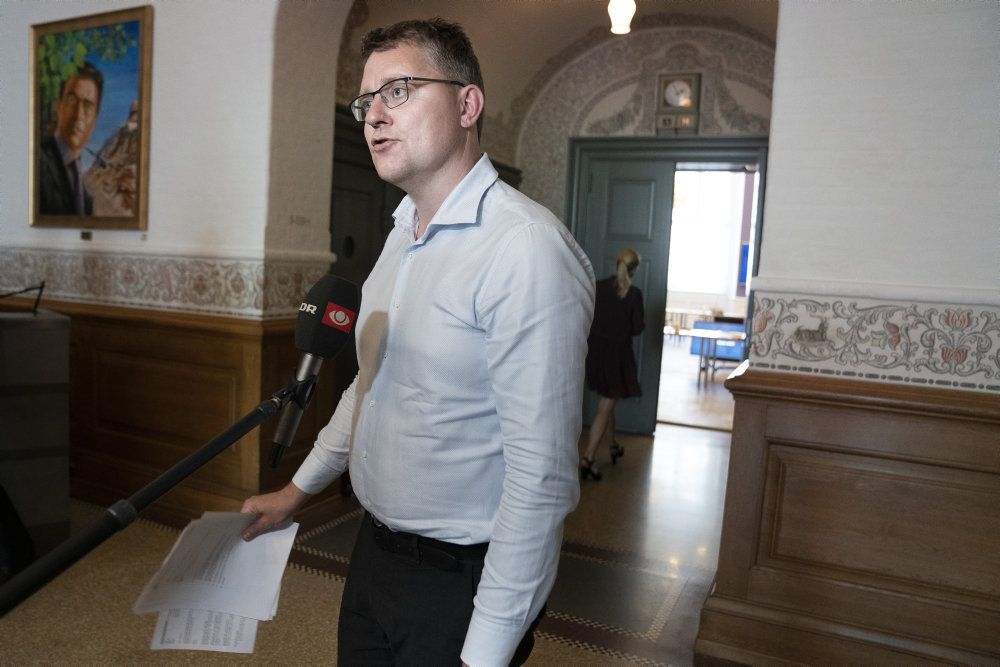 Rasmus Helveg Petersen før et samråd i Klima-, Energi- og Forsyningsudvalget, torsdag 25. juni 2020. (Foto: Liselotte Sabroe/Scanpix 2020)