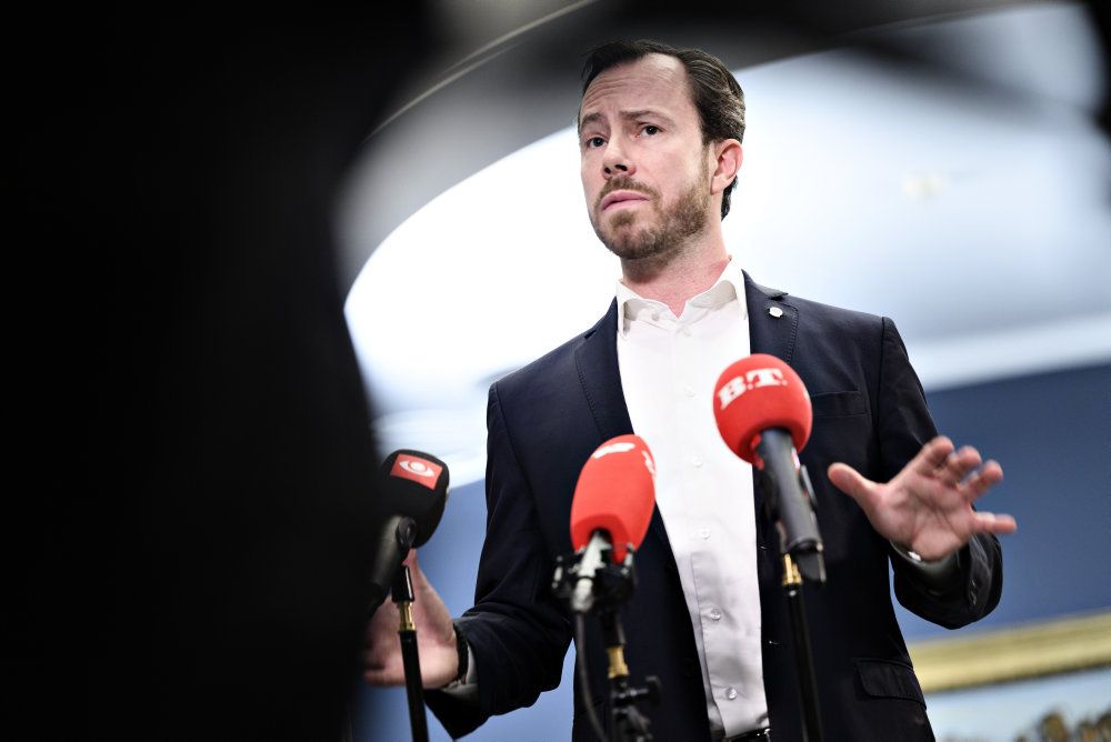 Venstres formand Jakob Ellemann-Jensens parti ligger i den seneste meningsmåling til 12,3 procent af stemmerne. Det er en marginal tilbagegang fra seneste måling.