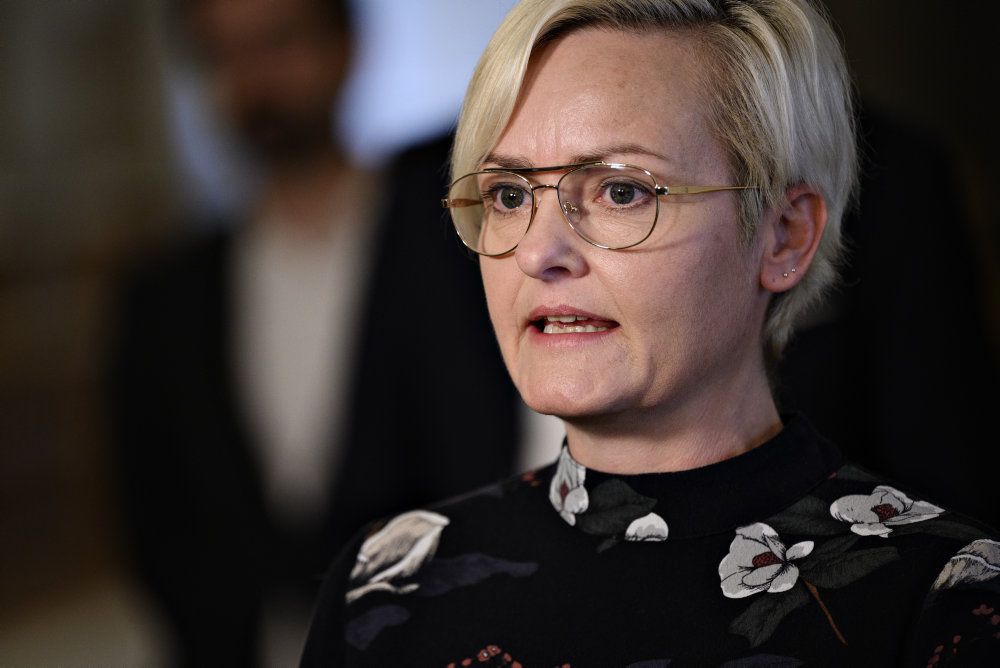 Børne- og undervisningsminister Pernille Rosenkrantz-Theil (S) udtaler, at et negativt coronaprøvesvar bliver adgangsbilletten på undervisning for elever på gymnasier og andre uddannelsesinstitutioner. (Arkivfoto)